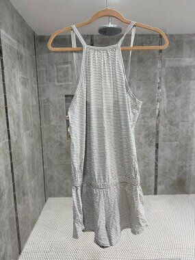 Eberjey Striped PJ Romper (*NWT) Cornflower Blue and Cream - Small